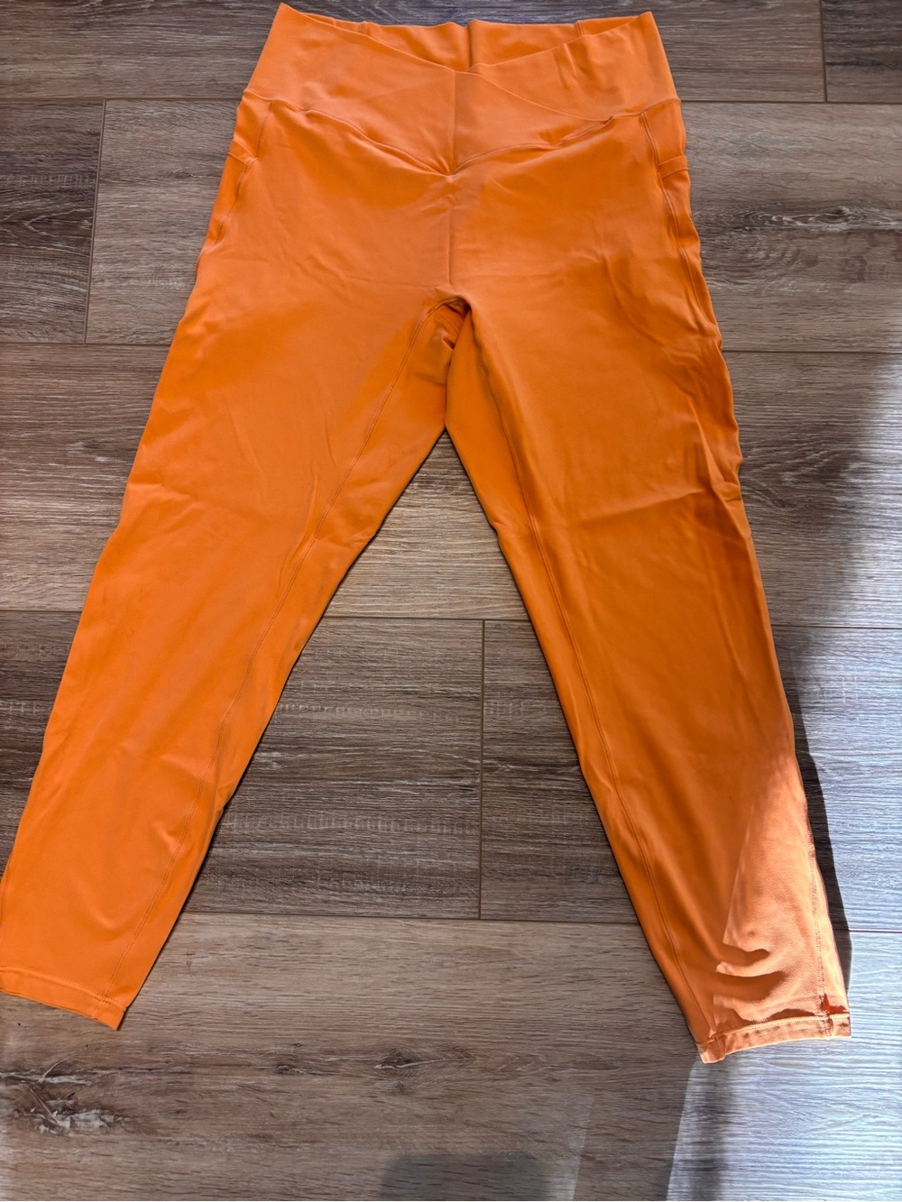 HALARA Orange High-Waist Leggings